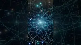 Stars Orbiting Supermassive Black Hole Sagittarius A* #space #simulation #cosmos