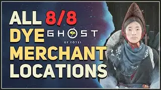 All 8 Dye Merchant Locations Ghost of Yotei