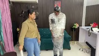 100 Layers Of Saran Wrap Challenge 😱