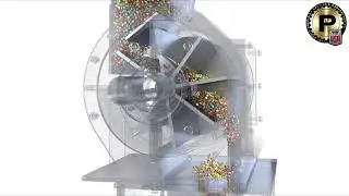 PMM Side Entry Rotary Valve Airlock Animation
