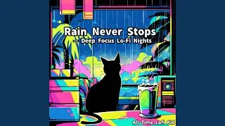 Neon Reflections in Rain