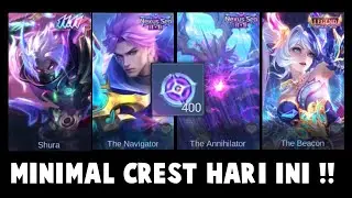 MINIMAL CREST HARI INI HARUS SEGINI UNTUK DAPETIN SKIN 11.11 BEBAS PILIH & SKIN LEGEND LAYLA !