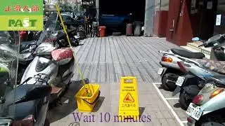 511 Commercial building   entrance brick walkways   quartz floor anti -silp construction - Video