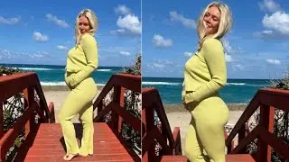 Karoline Leavitt stuns in bold new beach photos