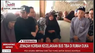 Jenazah Pelajar Korban Kecelakaan Bus Tiba Dirumah Duka Di Depok