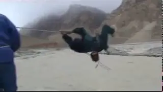 Baltistan Shigar Braldu people River crossing