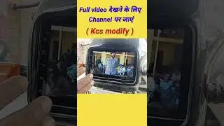 Headlight में Video LED #Viral short | kcs bike modifie |