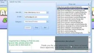 Automatic Proxy Site Submitter