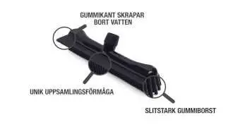 Sopborste i gummi fr&aring;n HomeX