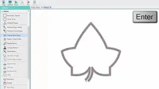 Digitize Open Shape Tool in Hatch Embroidery 3