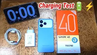 Tecno Spark 40 |🔋⚡ Battery Charging Test🔋⚡| Spark 40 | Phone Pro Unbox