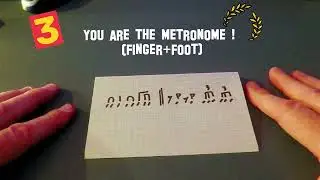 Cajon blues  #10 Solfege rythmique