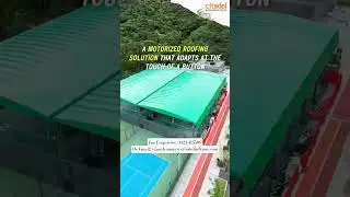 Retractable Roof used in US Open 2025 Final, now in India #roofinginnovation #retractableroof