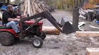 Wheel Horse Homemade Loader