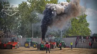 Iowa State Fair 2022 | Super Stock Diesel Tractors | Beer Money Pulling Team