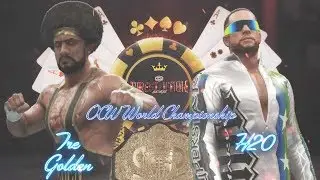 OCW WRESTLUTION 14 - [MAIN EVENT NIGHT One] OCW Title - Tre Golden vs H20 (w/commentary)