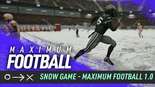 Maximum Football 1.0 - First Half Snow Gameplay Video