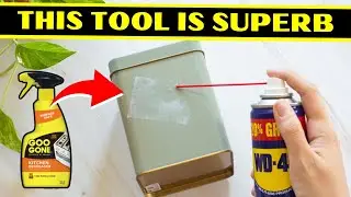 SHOCKING Trick to Instantly Remove Dried Duct Tape Glue from ANY Surface!😱