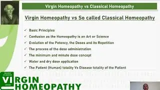 Virgin Homeopathy (Dr. Hahnemann's Method) vs Classical  Homeopathy 2019 10 14 #26