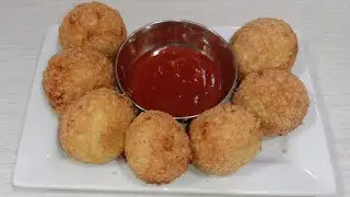 Chicken Cheese Ball | Bread Chicken Cheesy Ball | Chicken Mayo Ball | Snacks Recipe