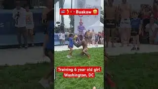 Legendary Muay Thai Champion Buakaw trains 6 year old girl at 190th Anniversary US-Thailand alliance