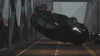 Realistic Car Crash Dynamics in Blender | show real #blender3d #cgi