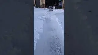 Snow path