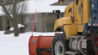 Morning snow causes traffic to slow for everyone including plows