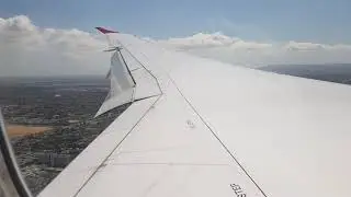 Virgin Atlantic VS7 landing at LAX