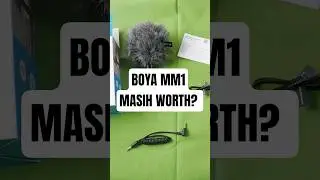 REVIEW BOYA MM1 UNTUK KONTEN KREATOR PEMULA! #microphone #mikrofon #mikrofonyoutuber #youtubeshorts