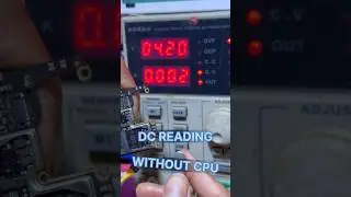 WITHOUT CPU DC READING #technicalmilan #advance #mobileinstitute #hardware #experince