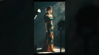 [Visual Feast] Cheongsam Girl Transforms into Porcelain Art  #agt #beauty #shorts
