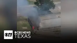 Fire at DART train station disrupts service