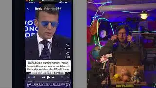 ヨーロッパは激怒しているマクロン大統領、WEFで毒舌を吐く America Today 20250121