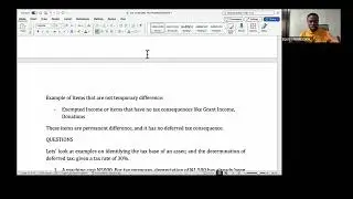 IAS 12 Income Tax Part 2