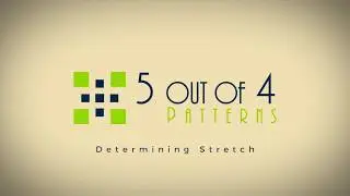 5 out of 4 Patterns Sewing School: Determining Stretch