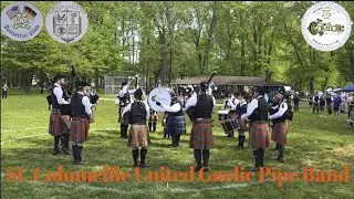 🥁St. Columcille United Gaelic Pipe Band Ignites the Festival🏴🍀🌟#Irish #Festival #Bagpipes #drums #NJ