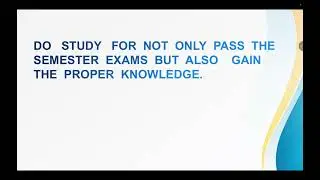 Topic:- Good Study Habits & Strategies 