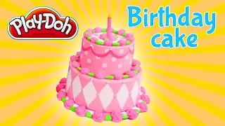 Play-Doh Birthday Cake. Family fun.