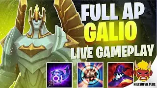 I Tried Full AP Galio - Wild Rift HellsDevil Plus Gameplay