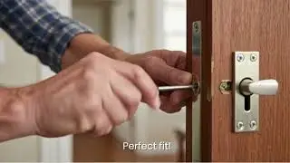 DIY How to Replace an Old Door Handle and Lock 🏠
