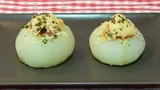 Cómo hacer cebollas rellenas al horno