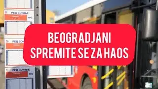 Ne krecite nigde! Beogradjani spremite se za HAOS! Sutra BLOKIRANE ULICE!