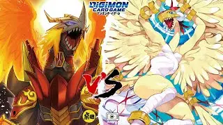 【デジカ】エンシェントグレイモン/AncientGreymon VS ホウオウモン/Phoenixmon【Eng sub】