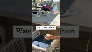 My New Bar stool: Waterproof Cushion that Actually Work！Super Easy to Clean！