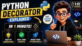Python Decorators Explained in 90 Seconds 🤯 #python #shorts