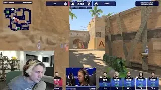 xQc в шоке от безумного Deagle 4K от Donk