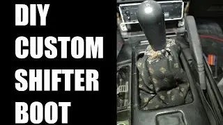 DIY custom shifter boot