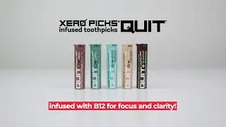 Xero Picks Infused Flavored Toothpicks - A Tasty Way to Kick the Habit! (standard)
