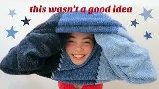 my little sister picks out my thrifted outfits !!